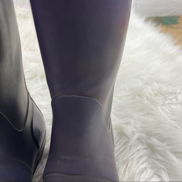 Hunter Original Tall Purple Matte Rain Boots - Picture 14 of 15